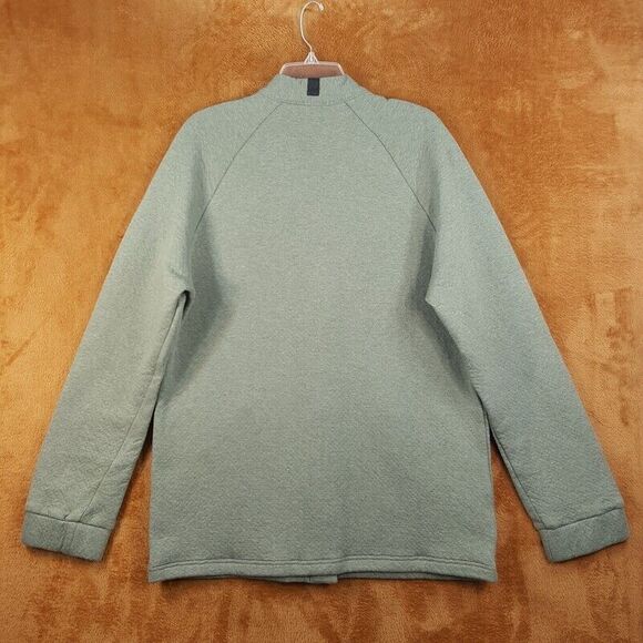 LUNYA Mens Sweater Small Green RESTORE DOUBLE FACED Cardigan Snap Button LAHGO - Picture 5 of 10